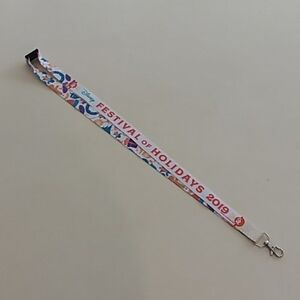 Disney Festival of holidays Passholder lanyard